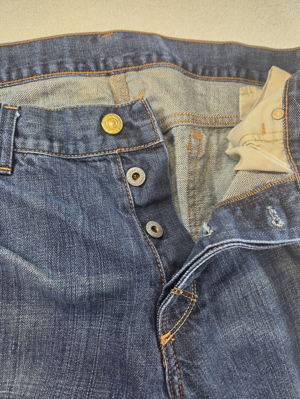Ralph Lauren Mercer Low Rise Button Fly Jeans 34x32 - Picture 5 of 8